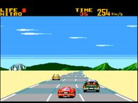 une photo d'Ã©cran de Battle Outrun sur Sega Master System